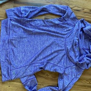 AVIA cowl neck sports top